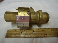 KUNKLE 1-E01-LC VALVE “NEW” SIZE 1 SET 75.0 PSI CAP 590 LB/H