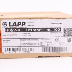 LAPP H05V-K 1x1mm2 m100 New ! Blue red brown purple