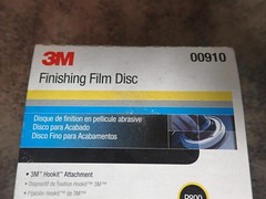 Box of 50 NEW 3M 00910 Hookit 260L Finishing Film Discs 3″ P800 Grit (G42)