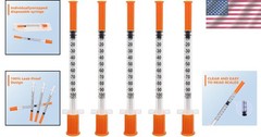 High-Precision 31G Syringes, 1mL Capacity, Perfect for Crafting & Labs – 25 Pack