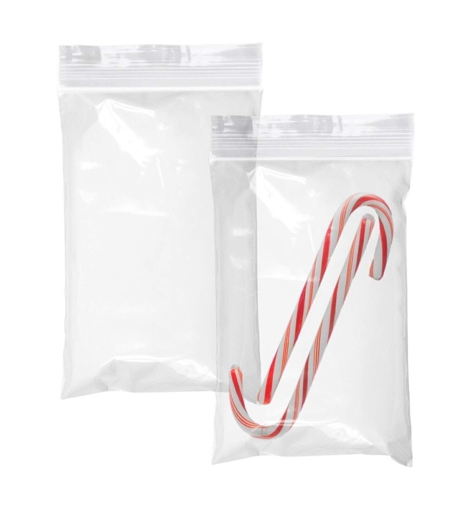 1000 Zip Lock Bags Clear 5 x 8 Ultra Thick Seal Top