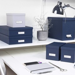 Impact Resistant Blue File Organizer with Lift-Off Lid – 478 Cubic Inch Capacity