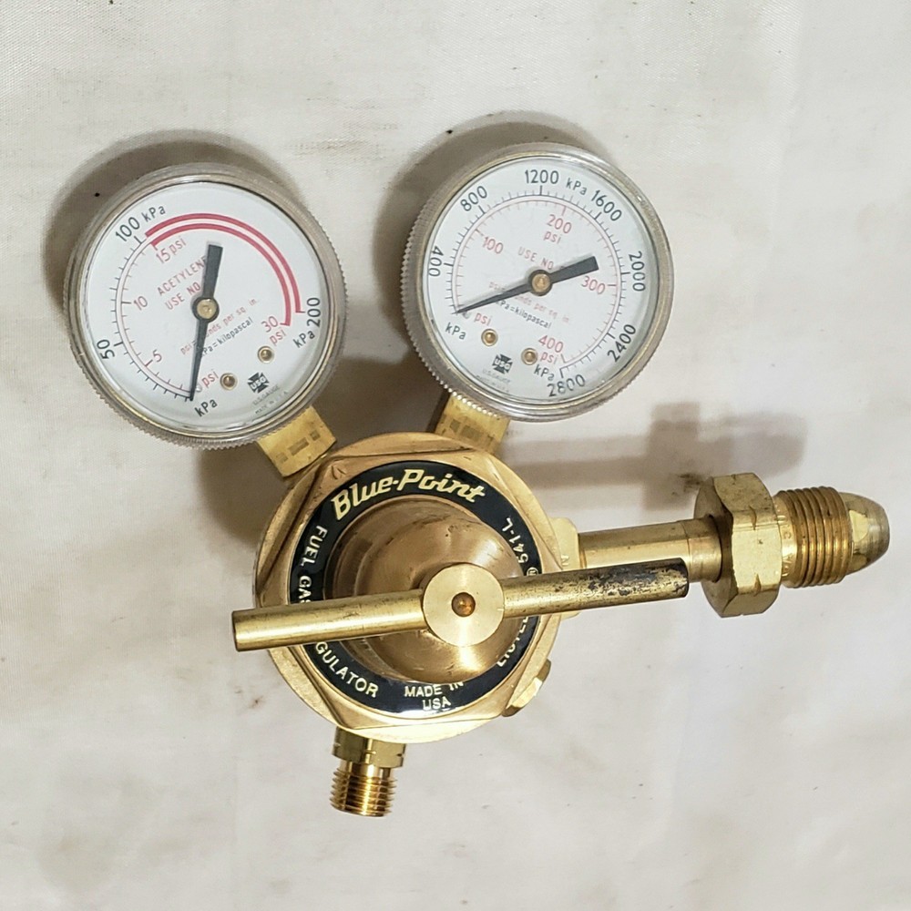 Victor Blue Point TS250-15-510 Two Stage Acetylene Regulator For Welding Torch