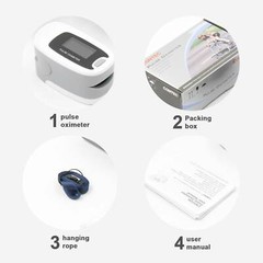CMS50NA Finger Tip Pulse Oximeter Blood Oxygen FDA CE SpO2 PR Monitor Meter