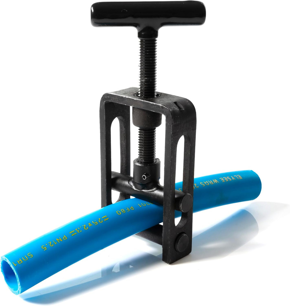 Pipe Squeeze-Off Tool 0 to 1-1/4 in Water Line Shut-Off Clamp | Compact Plumbing
