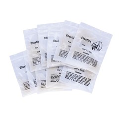 2 bags Dental Orthodontic Bands Elastics Rubber Bands 1/4,3.5OZ (fox) 50pcs/bag