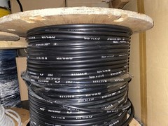 1000+ FT 24 Gauge 6 Pairs 24/6 Pairs Telephone Cable Solid PE89 Black Cable Wire