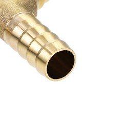 Reducing Barb Hose Fittings Y Shape Pipe Connector Brass 3/8″ x 5/16″ x 5/16″