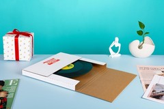 12 Inch Vinyl Record Mailers 15 Pack 12.8×12.8×1 Inch Corrugated Cardboard Shipp