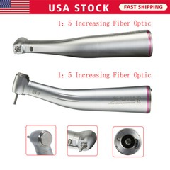 NSK Ti-MAX X95L Style Dental 1:5 Fiber Optic Contra Angle Handpiece LED Turbina