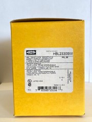 HBL2330SW HUBELL 20A Watertight Locking Receptacle 2P 3W 277Vac