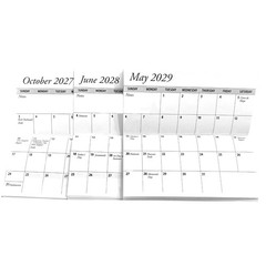 Funny Sayings 3 Year 2026 – 2028 Pocket Calendar Planner with Notepad