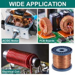 20 AWG Magnet Wire, 20 Gauge 48 oz Enameled Copper Wire, 155C(311F)