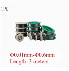 1PC Tungsten / wolfram wire 99.95% Pure 0.01 – 1.0mm Diameter Option