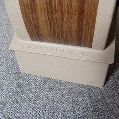 Bates Standard Rotary File Brown Metal SR23-500 SC VTG Office Supplies