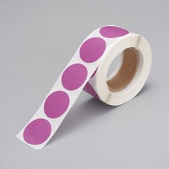 Purple Blank Sticker Labels 500 each per roll Great for Orders Crafts work & Fun