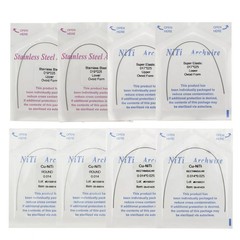 Orthodontic Ceramic Self Ligating Brackets Damon Clear Copper NiTi Arch Wire STD