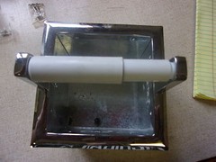 NEW Industrial Commercial Toilet Paper Holder, Chrom 01-1070 *FREE SHIPPING*