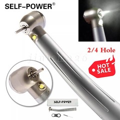 Dental High Speed LED Handpiece Standard Head Push E-Type 2/4Hole *US Stock*