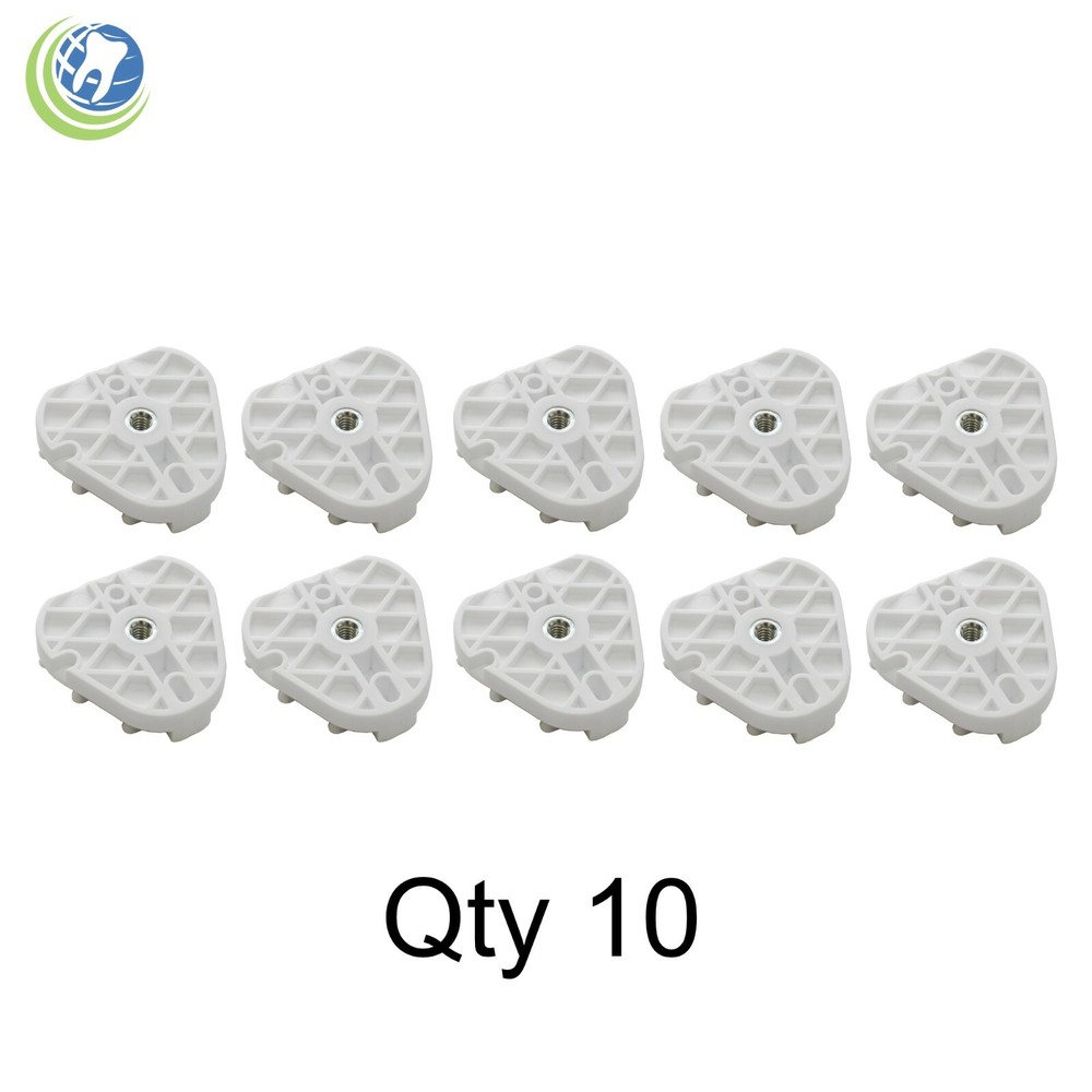 10 WHIPMIX THREAD MOUNTING DISPOSABLE ARTICULATING PLATES ARTICULATOR 8580B