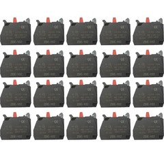 20PCS ZBE-102 Single Contact Block Silver Alloy Screw Clamp Terminal 1NC ZBE102