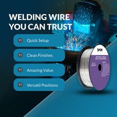 2-Lb E308LFC-O .035″ Stainless Steel Flux Cored Wire – Gasless MIG Welding Wire