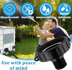 250 Gallon IBC Water tote Hose Adapter, Food Grade IBC Drain Adapter,Water Ho…