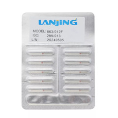 Dental Burs Diamond Flame Shape FG 863/012F Fine Grit High Speed Friction Grip
