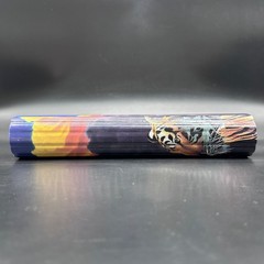 Vintage Three Ring Binder 1990s Lightning Clouds Waiting Tiger School Office
