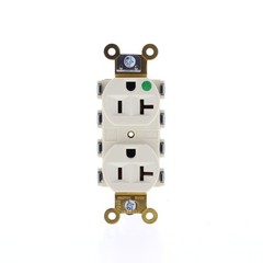 10 Hubbell Almond SnapConnect Hospital Grade Receptacles Outlet 20A SNAP8300ALA