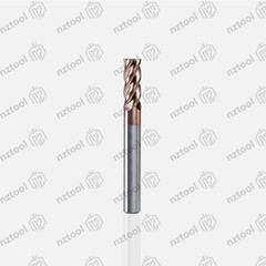 1/8″ 4 Flute TiSiN Coated Carbide End Mill for Aluminum, Steel, Plastic