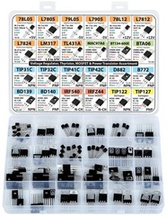 Power Transistor, Mosfet, Thyristor and Voltage Regulator Assortment Kit, 82 pcs