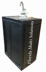 Portable Self Contained Sink W/ Tankless Faucet INSTANT HOT WATER 110V