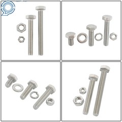 1640PCS M4 M6 M5 Bolts and Nuts Assortment Kit Grade 8.8 Alloy Steel Hex Screws