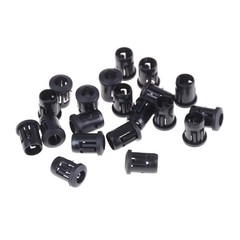 50x LED Light Holder Bezel Clip Mounting Bracket Plastic Black Frame 3/5/10mm