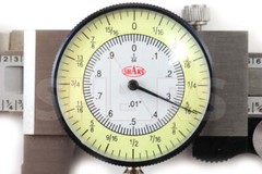 Shars 6″ 1/64″ Fractional Dial Caliper .010″ New #}
