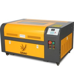 SIHAO CO2 Laser Engraving Engraver Machine 60W Dual Channel For Acrylic Wood