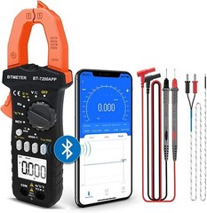 Handheld BTMETER Clamp Meter AC&DC Volt Amp Multimeter Current Clamp Amperemeter