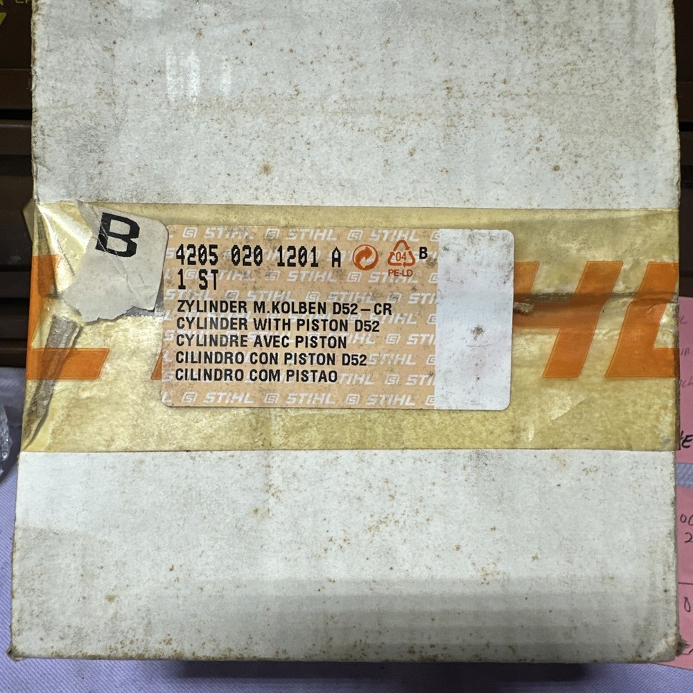 New Stihl 52mm Piston & Cylinder Kit 4205 020 1201 Fits TS510 Cutquick Saw OEM