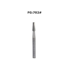 Dental Surgical Tungsten Carbide Burs FLAT END TAPER Fissure 702 FG FGOS 25/28mm