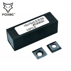 15mm Lathe Turning Tool Carbide Insert 15x15x2.5mm R50 30 Degrees 10pcs