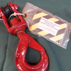GRADE 100 CROSBY SHUR-LOC S-13326 SWIVEL HOOK 8,000LB TEST 3,200LB WORKING LOAD