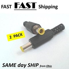 yellow tip — 5.0mm x 3.5m x 1.1 mm – DC Power cable Male Plug Adapter Notebook