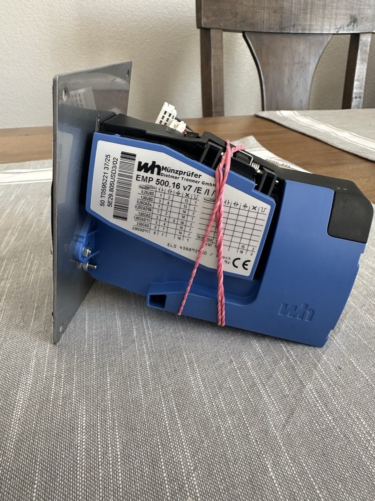 NEW OEM MUNZPRUFER EMP 500 V7 Wasomat Dryer Coin Drop $.25 – $1.00