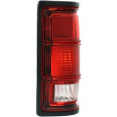 2 Tail Lights Clear Red Lens Bezel Housing Dodge Dakota 1987-1996 55076438