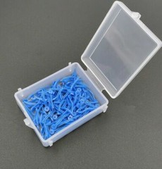 400* Dental Plastic Wedges Concave Design Arc Diastema Wedge w End Circular Hole
