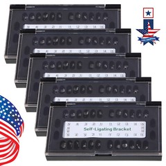 1-5 Kits Dental Orthos Self-Ligating Bracket Braces Mini Roth.022 Hooks 345 st
