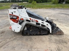 2022 Bobcat MT100 Stand On Skid Steer Track Loader Crawler Bucket Aux bidadoo