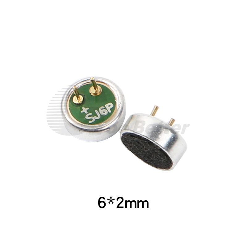 Electret Condenser Microphone Omni Directional MIC Element PCB Inserts 2 Pins