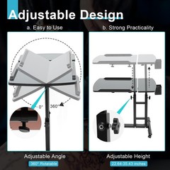 CNCEST Tattoo Workstation, Large Countertops Tattoo Mobile Workstation Stand,…